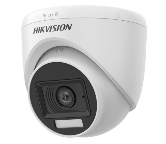 Hikvision DS-2CE76D0T-EXLPF 2MP 2.8MM Smart Dual Light Full Color Renkli TVI AHD Dome Kamera